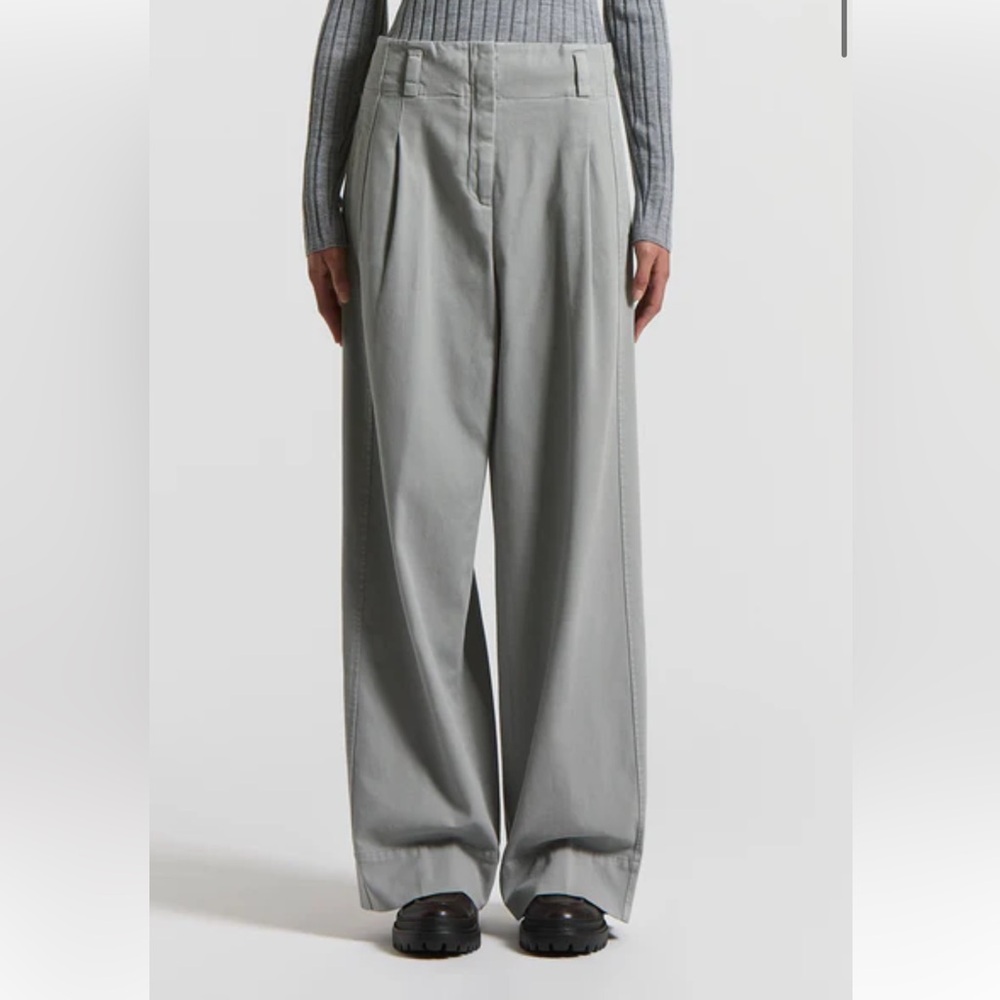 Peserico Soft stretch cotton gabardine trousers - Picture 2 of 4
